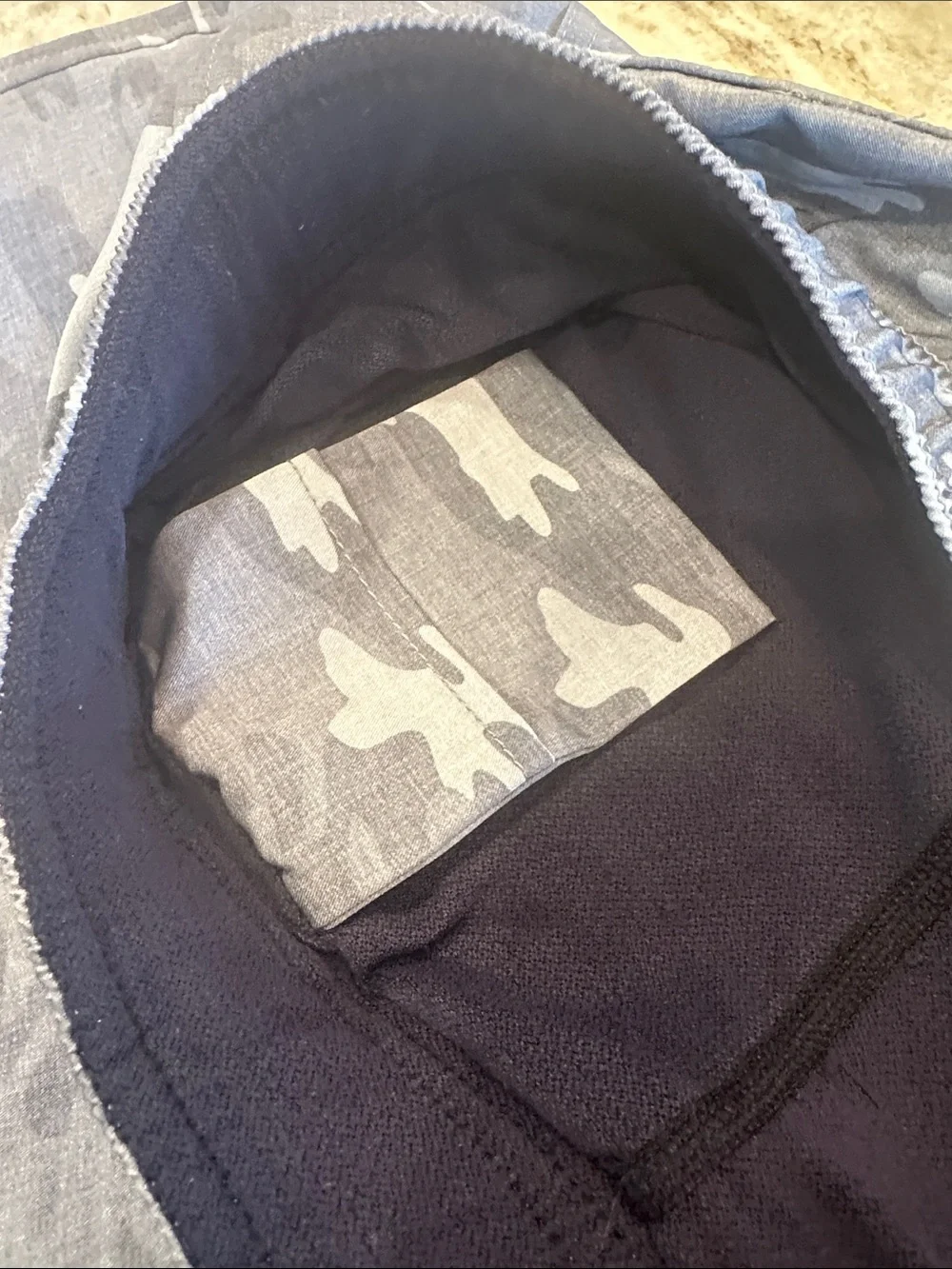 Gray Camo Swim/Active Shorts